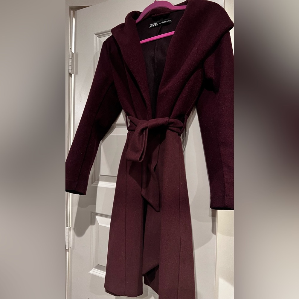 Burgundy Coat